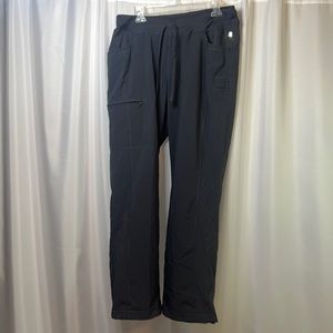 Cherokee Infinity Straight Leg Drawstring Cargo Pants in Pewter!